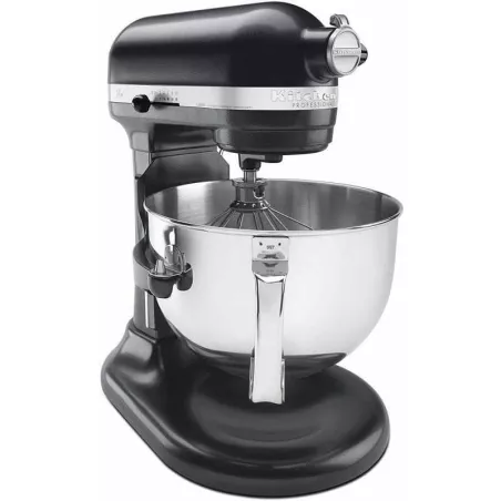 Batidora Pro S-600 de 6 Cuartos / 575 Watts, Color Negro KITCHEN AID KP26M1XOB