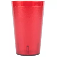 Vaso Tumbler de Plastico de 32 Onzas de Color Rojo CARLISLE 553210