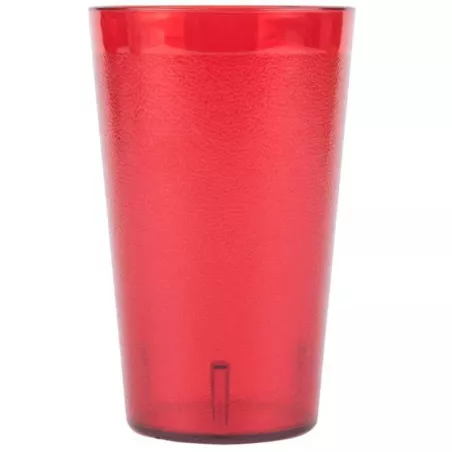 Vaso Tumbler de Plastico de 32 Onzas de Color Rojo CARLISLE 553210