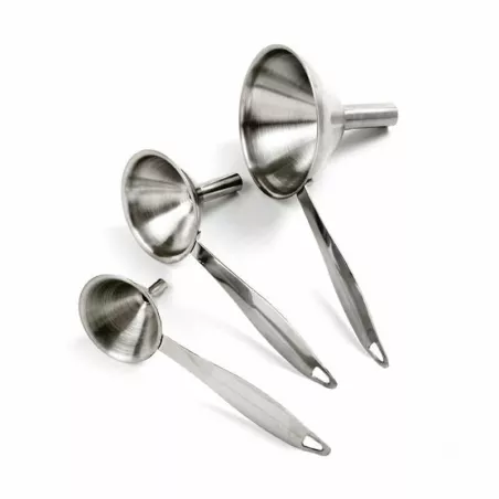 Set de Embudos de Acero Inoxidable / 3 Unidades NORPRO 2175