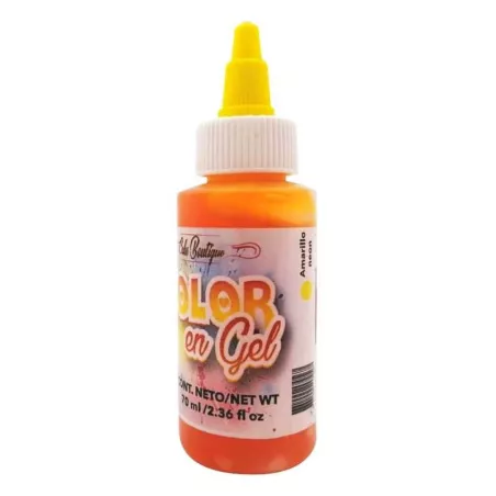 Colorante en Gel Amarillo Neon, 70 Mililitros CHERRY AND CAKE AC24-070