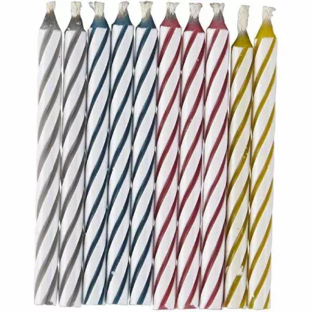 Candelas Magicas Multicolor, 10 Unidades. WILTON 2811-220