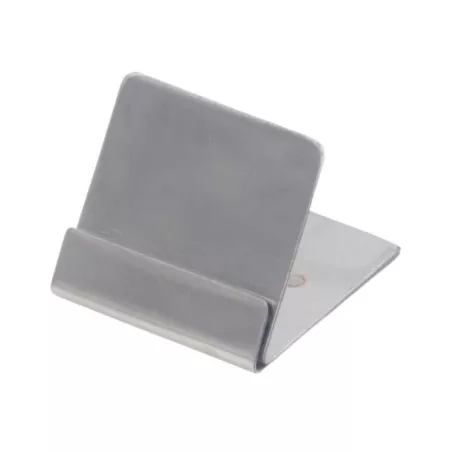 Porta Numero Inclinado de  Acero Inoxidable de 1.5 Pulgadas KING METAL MCHSQ03