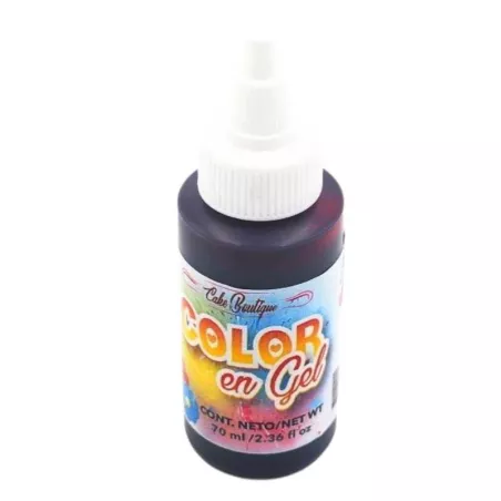 Colorante en Gel, 70 Mililitros, Color Rojo Vino  CHERRY AND CAKE AC16-070