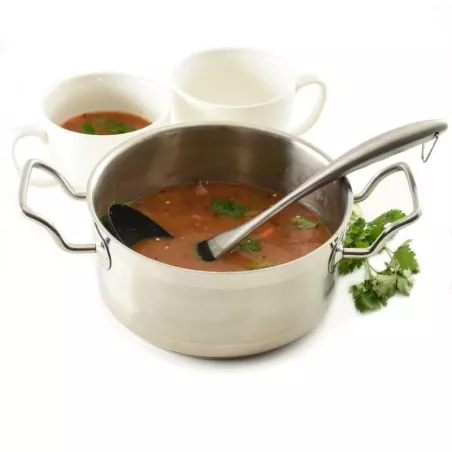 Cucharon de Acero Inoxidable con Cabezal de Silicon 4 Onzas NORPRO 1330