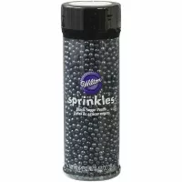 Perlas de Azucar Decorativas Color Negro, 144 Gramos WILTON 710-1129