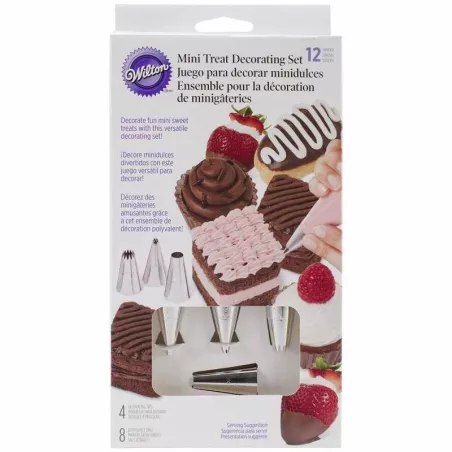 Set para Decorar Mini Treat, 12 Piezas. WILTON 2104-1366