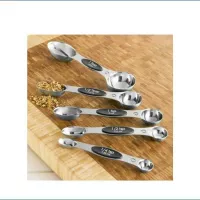 Cucharas Magneticas de Medir de  Acero Inoxidable, Set de 5 Unidades PROGRESSIVE GT-3469