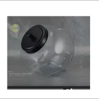 Frasco Vidrio Tapa Metal Negra Mate 135 Oz. GRANT HOWARD 59107