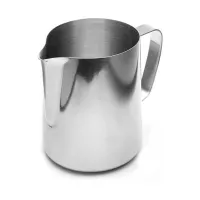 Pichel de  Acero Inoxidable para Leche de 12 Onzas KING METAL MLKN350