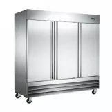 Refrigerador Comercial de 3 Puertas Solidas de Acero Inoxidable de 110V / 60 Hz U-STAR ND-CFD-3RR-E-HC