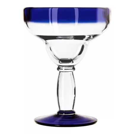 Copa Margarita Aruba con Borde Azul de 16 Onzas LIBBEY 92315