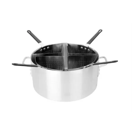 Olla de Aluminio para Pasta con 4 Insertos de 20 Cuartos  THUNDER ALSKPC005