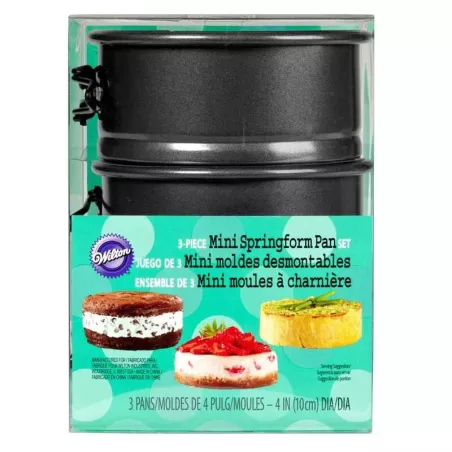 Molde Antiadherente Desmontable, Set de 3 Piezas WILTON 2105-2174