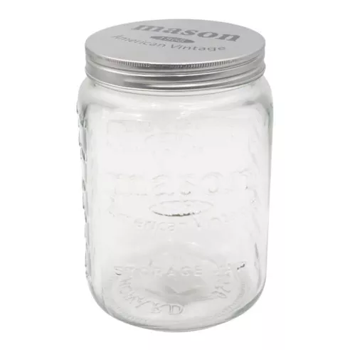 Frasco de Vidrio de Almacenamiento Premium de 136 Onzas GRANT HOWARD 51092