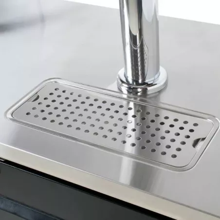 Dispensador de Cerveza de 2 Torres con 1 Llave de 72 Pulgadas U-STAR UDD-24-72-HC