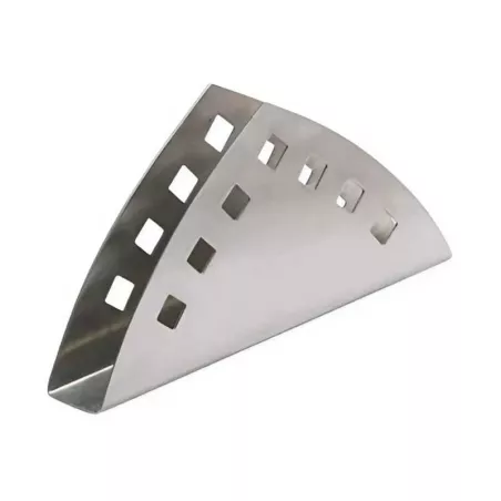 Servilletero de  Acero Inoxidable de 17 x 9 x 2.5 Centimetros KING METAL ND11