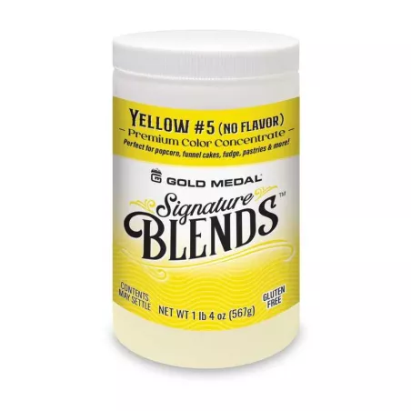 Colorante de Palomitas sin Sabor Amarillo #5 GOLD MEDAL 2297
