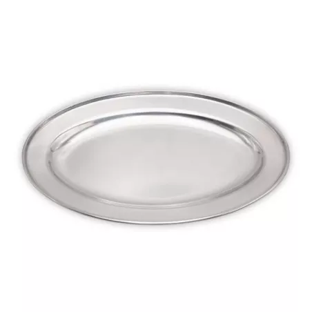 Platon Ovalado de  Acero Inoxidable de 14 Pulgadas KING METAL OP35