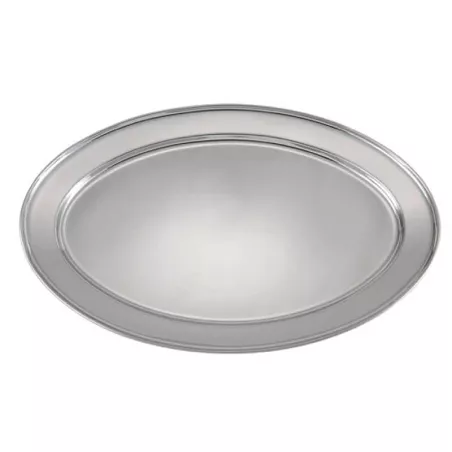 Platon Ovalado de  Acero Inoxidable de 18 Pulgadas KING METAL OP45
