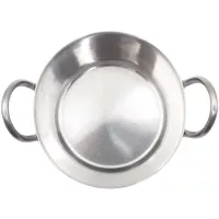 Caserola Mini Charlotte de Acero Inoxidable con Asas de 4 X 3 Pulgadas KING METAL CHM10 2