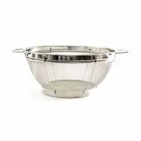 Colador de Acero Inoxidable con Soportes Laterales de12 Pulgadas de Diametro o 30 Centimetros NORPRO 2150