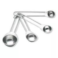 Cucharas para Medir de  Acero Inoxidable, Set de 4 Piezas KING METAL MSP6