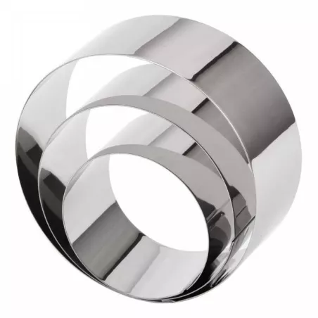 Aro de  Acero Inoxidable de 8 x 6 Centimetros KING METAL CRR13