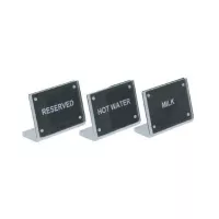 Porta Numeros Acrilicos de 3-1/4 x 2-1/2 Pulgadas KING METAL SBAC5