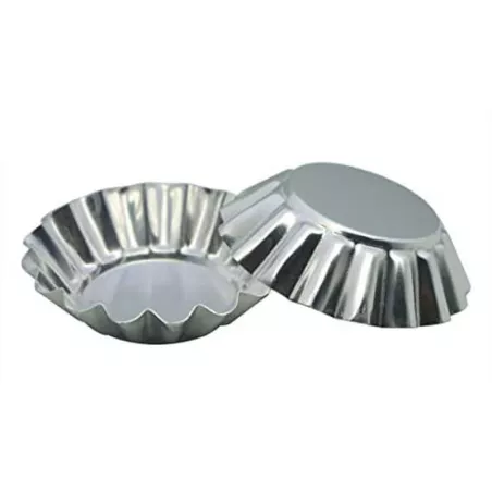 Molde para Tartaleta de 6.5 x 8 x 2 Centimetros, Paquete de 6 Unidades TIPS T6.5*8*2