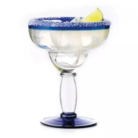 Copa de Margarita Aruba con Borde Azul de 12 Onzas SIN ASIGNAR 92308