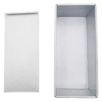 Molde Rectangular para Pan con Tapa de 20 x 10 x 10 Centimetros KING METAL BM201010