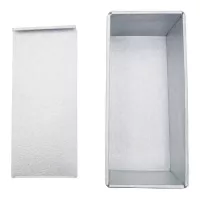 Molde Rectangular para Pan con Tapa de 27.5 x 10 x 10 Centimetros KING METAL BM271010