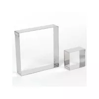 Aro Cuadrado Acero Inoxidable 14 x14 x 4 centimetros KING METAL CRSQ4 2