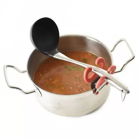 Cucharon de Acero Inoxidable con Cabezal de Silicon 4 Onzas NORPRO 1330