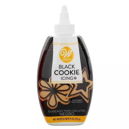 Glaseado para Galletas Negro, 9 Onzas WILTON 704-0144