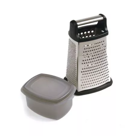 Rallador de 4 Caras de  Acero Inoxidable con Recipiente NORPRO 325