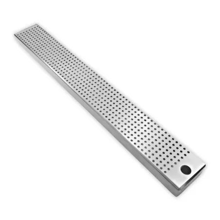 Escurridor de Acero Inoxidable para Vasos de 24-1/4 x 3-1/8 x 2 Pulgadas KING METAL BMT24