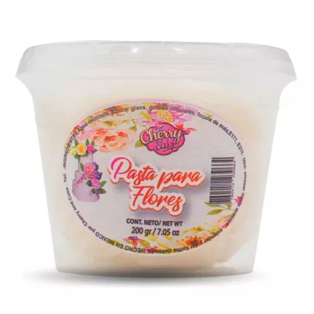Pasta para Flores de 200 Gramos CHERRY AND CAKE PAFLOR-01