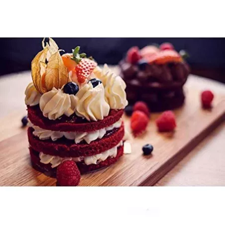 Aro Redondo de Acero Inoxidable de 6 x 4-1/2 Centimetros KING METAL CRR7