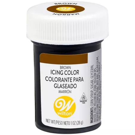 Colorante en Gel para Glaseado Cafe, 1Onza. WILTON 610-507
