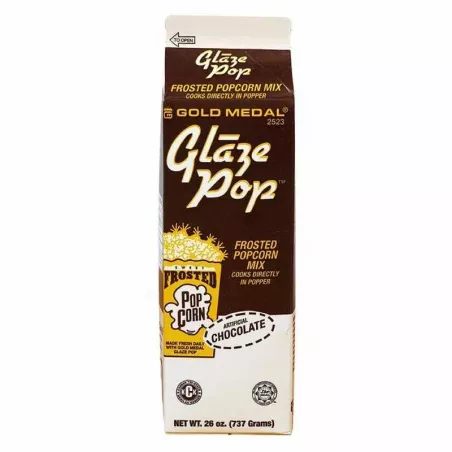 Glaze Pop Sabor a Chocolate, 26 Onzas GOLD MEDAL 2523