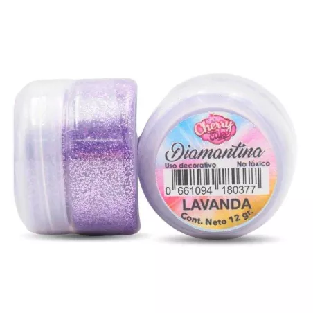 Diamantina Comestible Lavanda CHERRY AND CAKE DNTX22