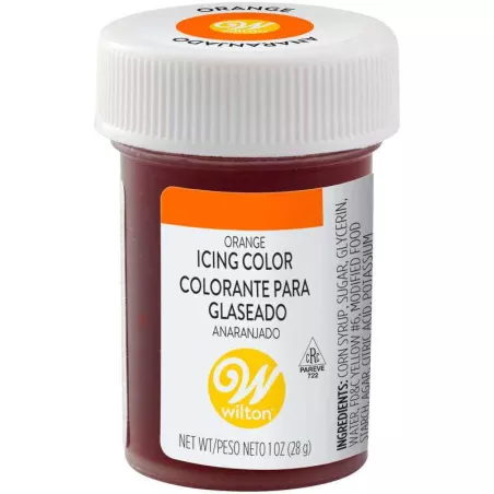 Colorante para Pasta Color Naranja, 1 onza WILTON 610-205