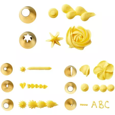 Juego Boquillas para Decorar, Set de 17 Piezas WILTON 418-0-0009