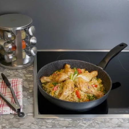 Sarten Profundo de Aluminio de 28 Centimetros STONELINE 6587