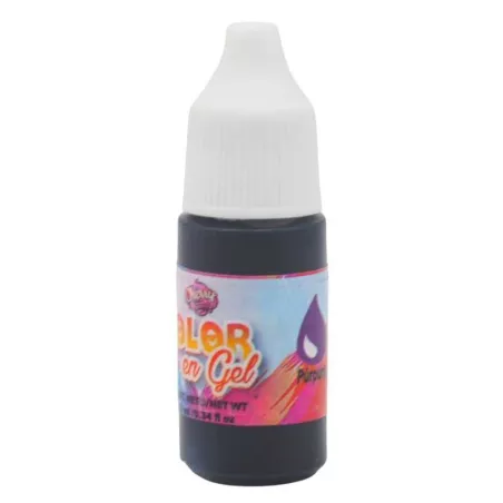 Colorante en Gel Color Purpura, 10 Mililitros CHERRY AND CAKE AC38-010