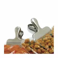 Clip Sujetador para Bolsas Multiuso de Acero Inoxidable, Set de 2 Unidades NORPRO 168