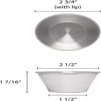 Salsera de Acero Inoxidable de 3 Onzas KING METAL SC35 2