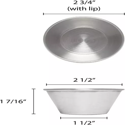 Salsera de Acero Inoxidable de 3 Onzas KING METAL SC35